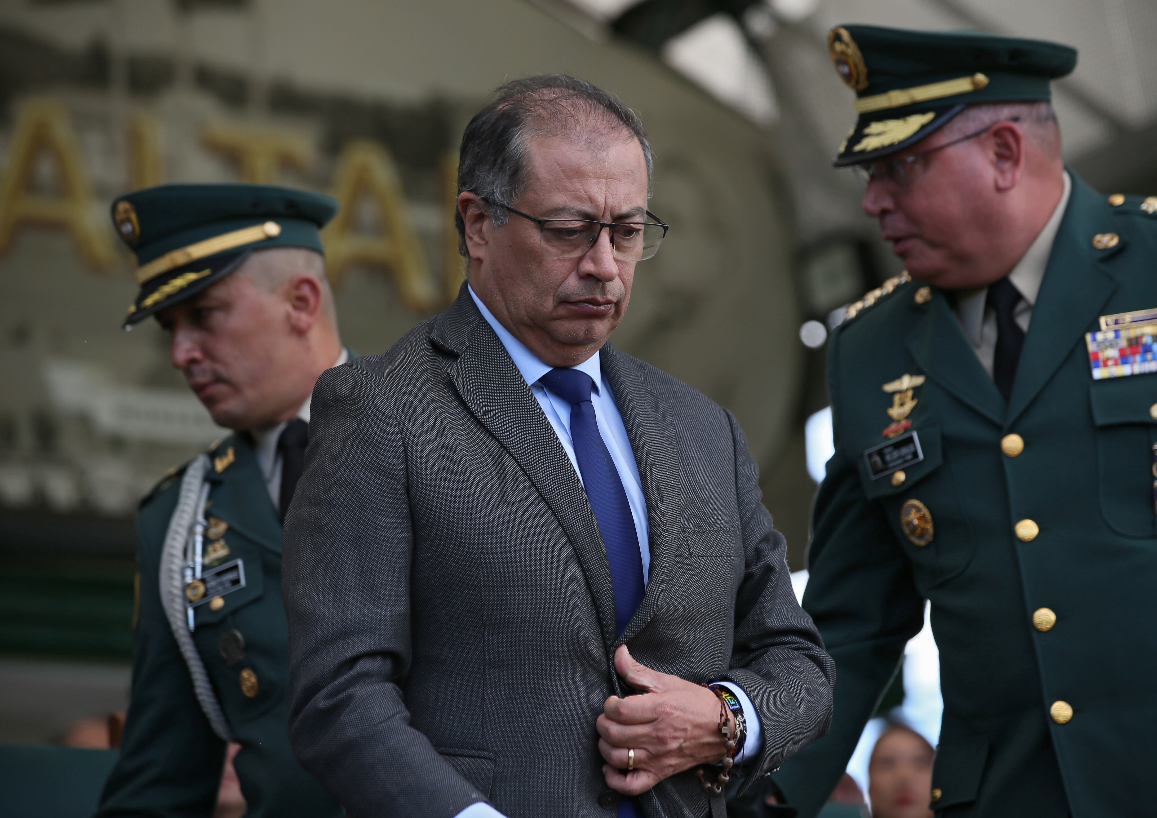 Presidente Gustavo Petro  en la ceremonia de transmisión de cambio de mando del Comando del Ejército Nacional
Bogota mayo 31 del 2024
Foto Guillermo Torres Reina / Semana
