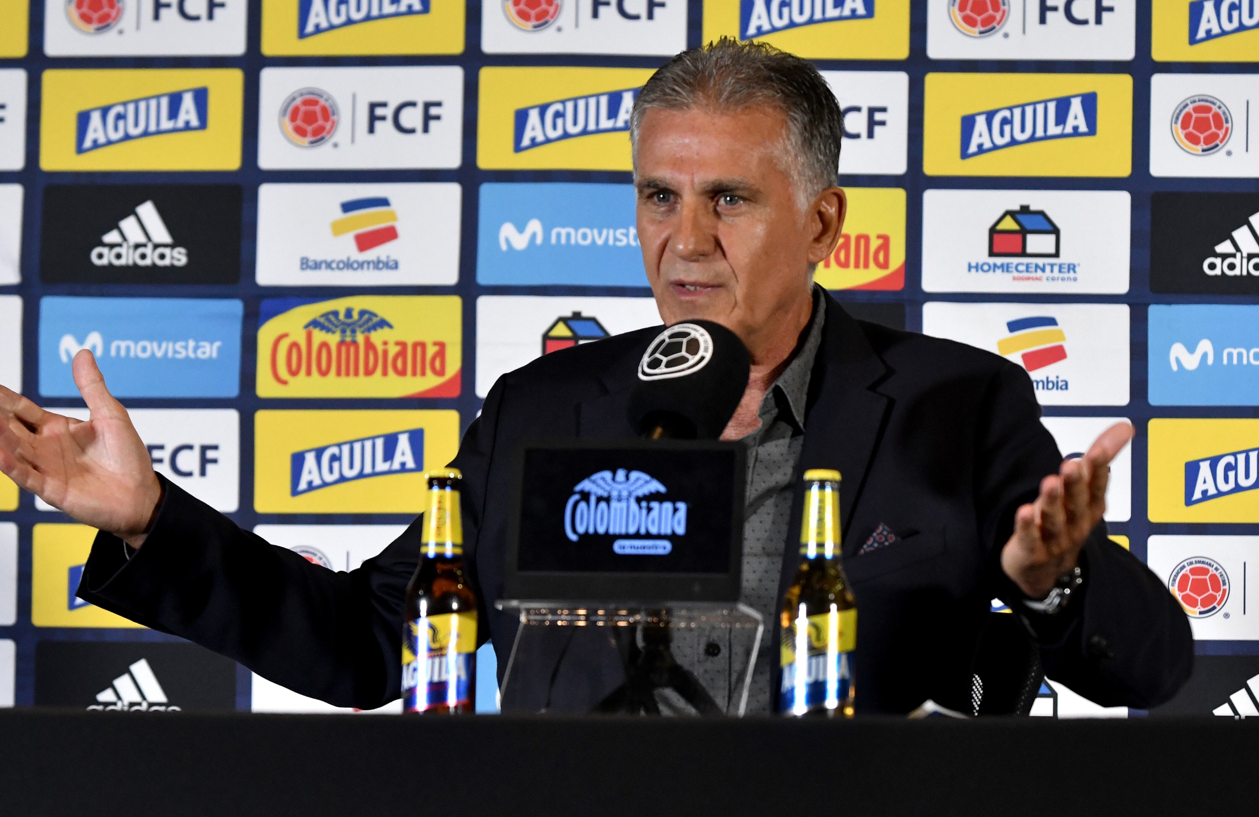 El técnico portugués salió de Colombia tras las derrotas con Uruguay y Ecuador.