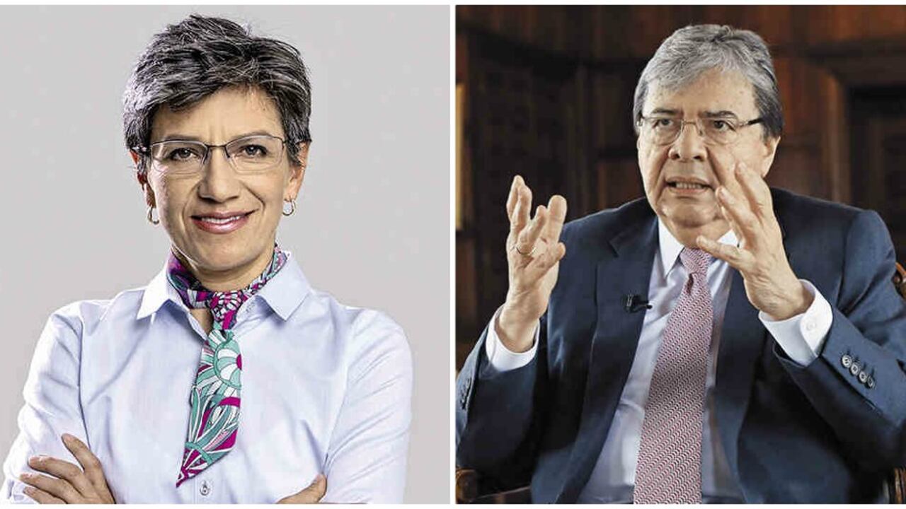 Claudia López y ministro Trujillo