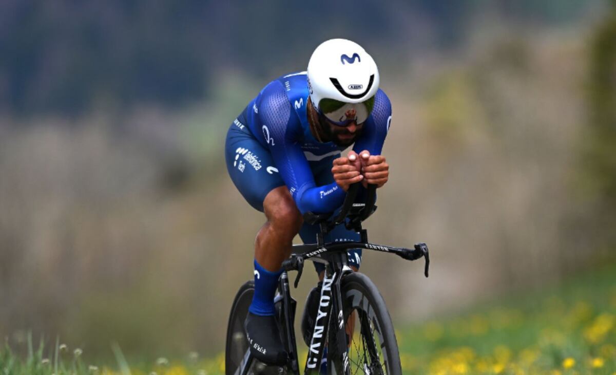 Fernando Gaviria, ciclista del Movistar Team.