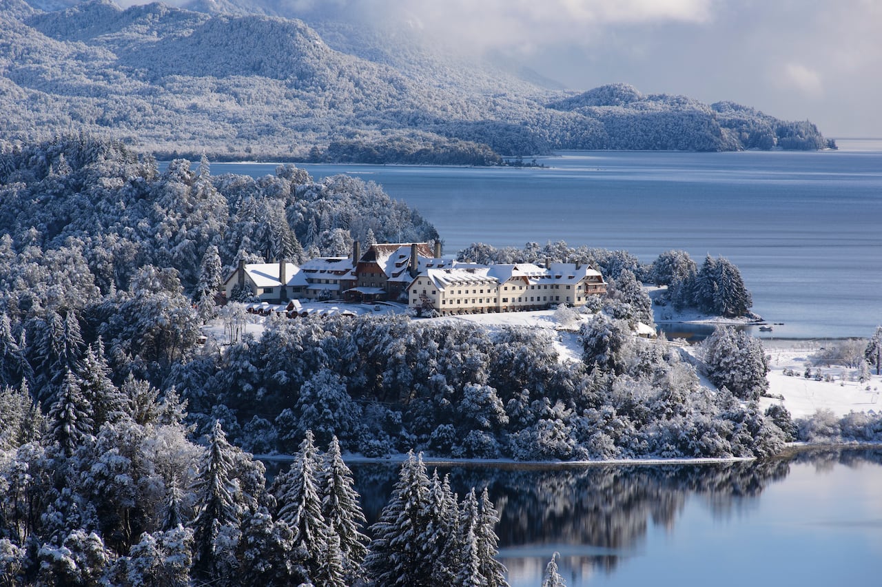 Invierno en la Patagonia en Argentina