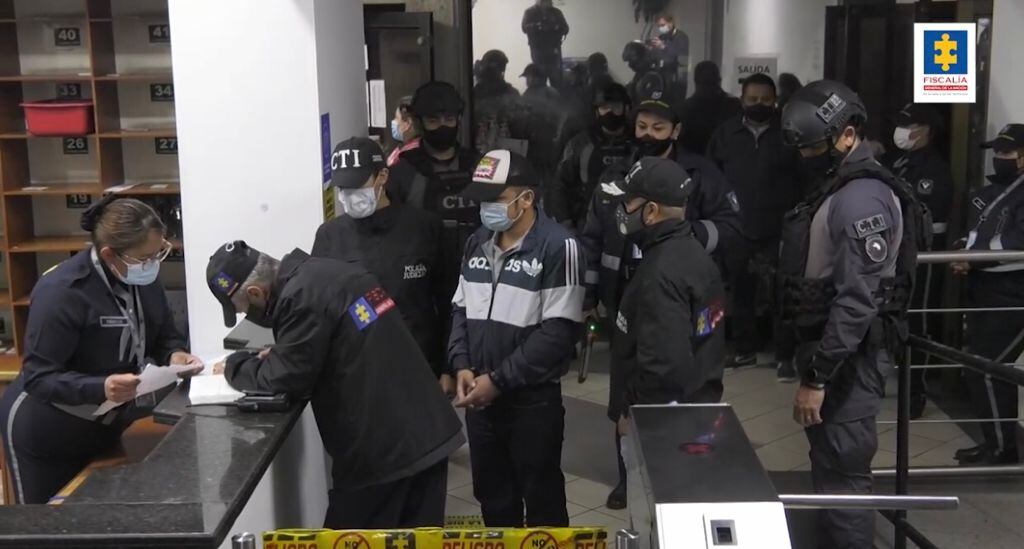 Captura del patrullero Wilmer Alarcón