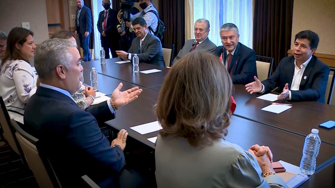 Iván Duque y Pedro Castillo.