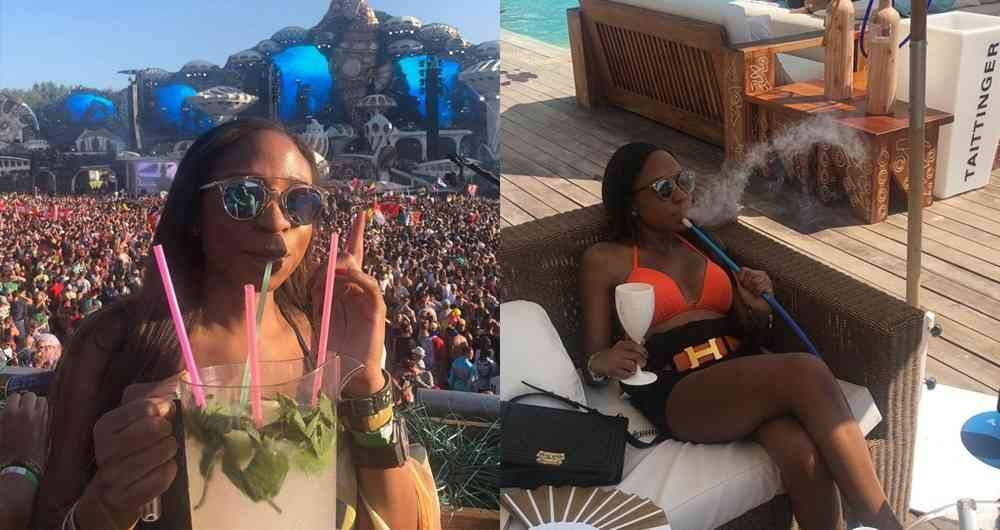 La joven Jenny Ambuila llevaba una vida de lujos, al parecer, con el dinero producto del contrabando.