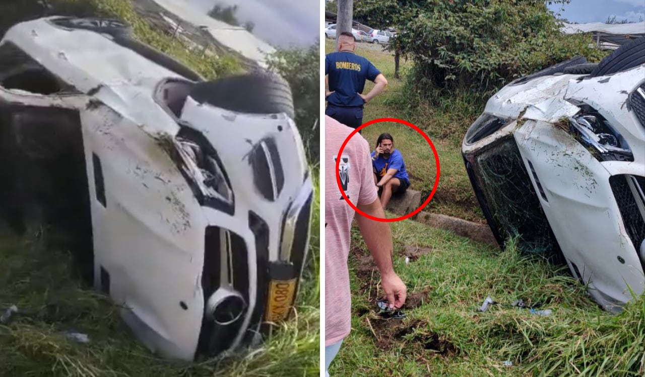 Francisco da Costa fue protagonista de un accidente en Medellín.