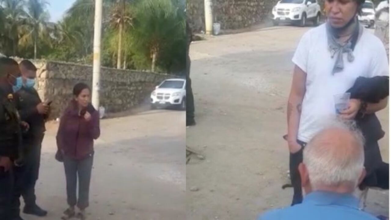 Turistas atracados en Santa Marta