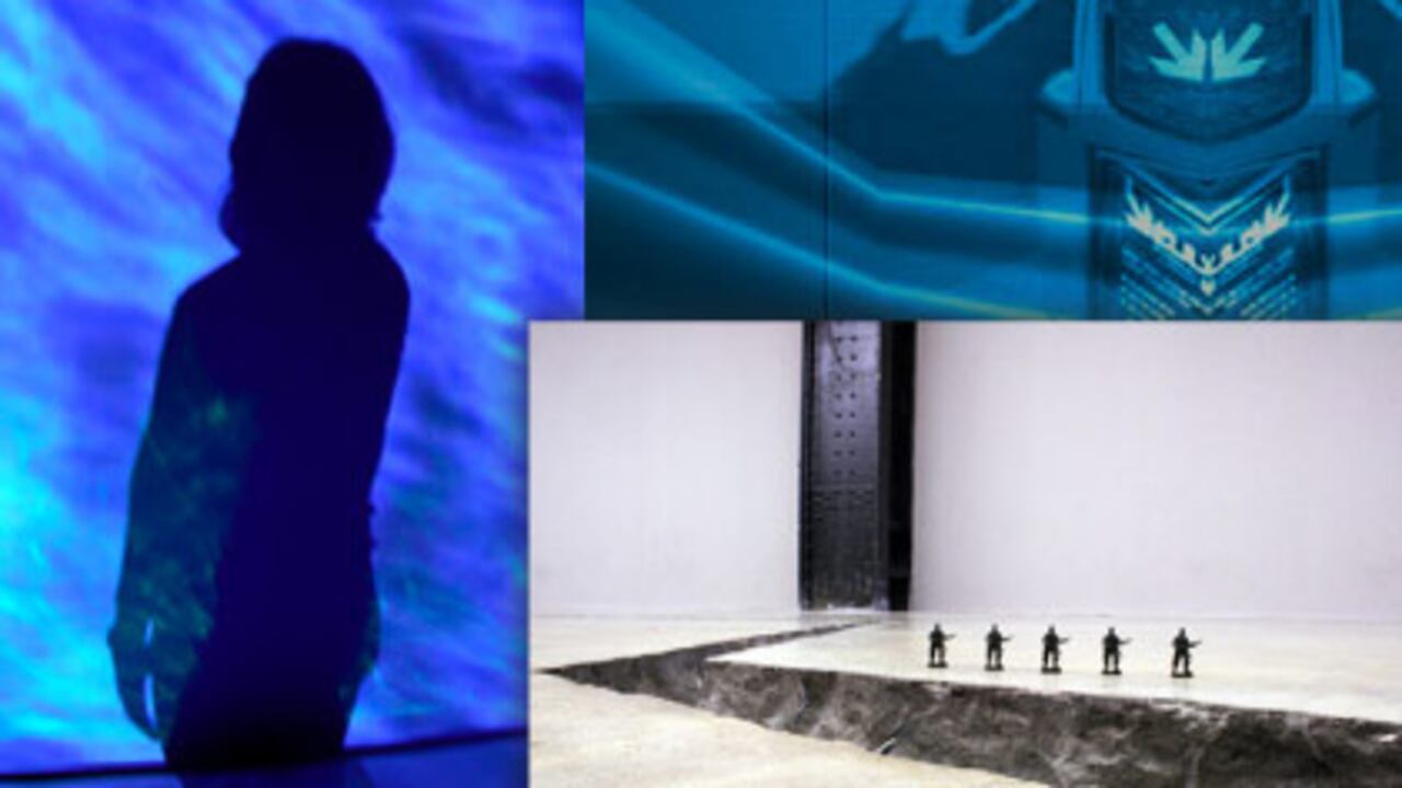 Registro del ‘performance’ ‘A Perceptive Room’, de la artista colombiana Claudia Robles