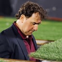 Dardo de Lorenzo al árbitro del partido.