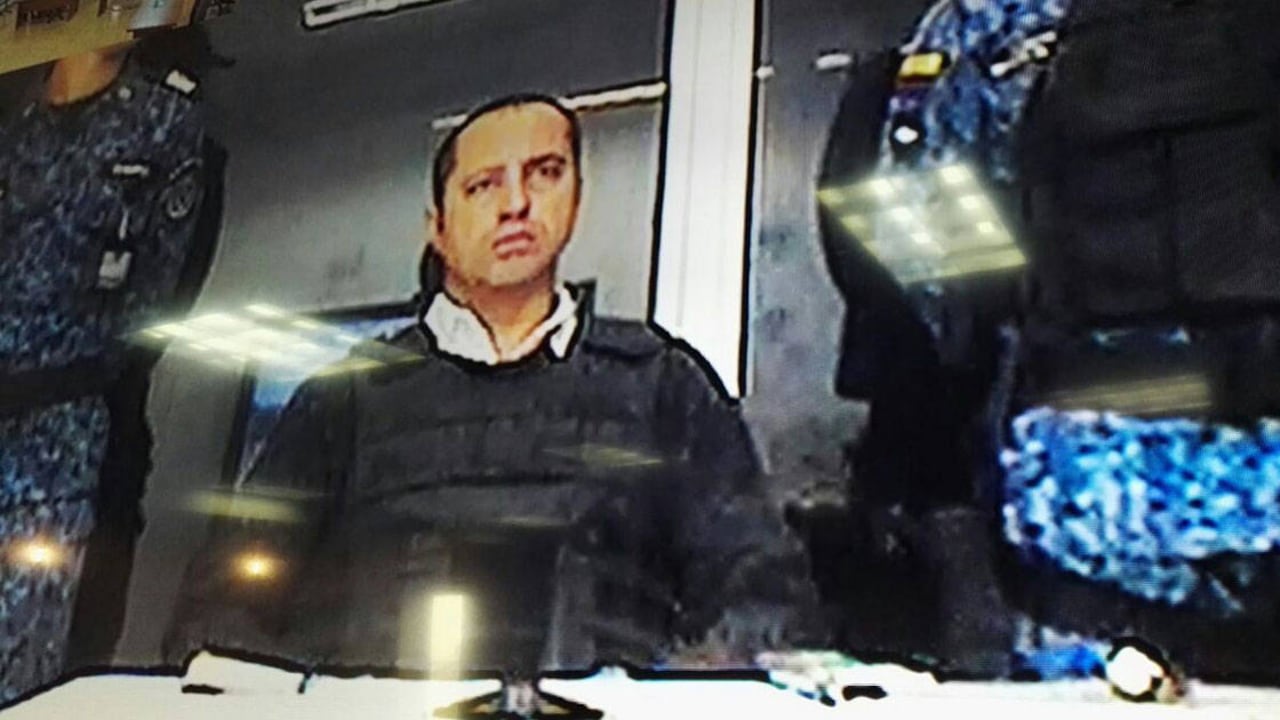 Rafael Uribe Noguera, cuando estaba en el juicio por el atroz crimen.