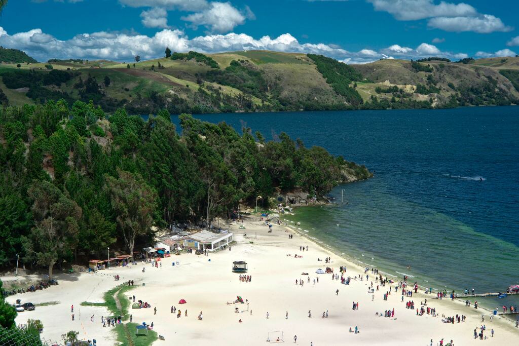 Playa Blanca. Lago de Tota, el lago alpino más grande de Colombia, ubicado en el departamento de Boyacá (Foto de: Kike Calvo/Universal Images Group vía Getty Images)