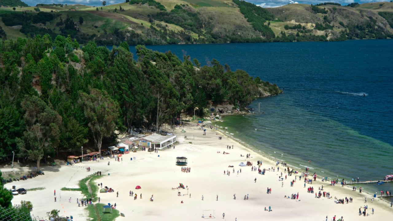 Playa Blanca. Lago de Tota, el lago alpino más grande de Colombia, ubicado en el departamento de Boyacá (Foto de: Kike Calvo/Universal Images Group vía Getty Images)