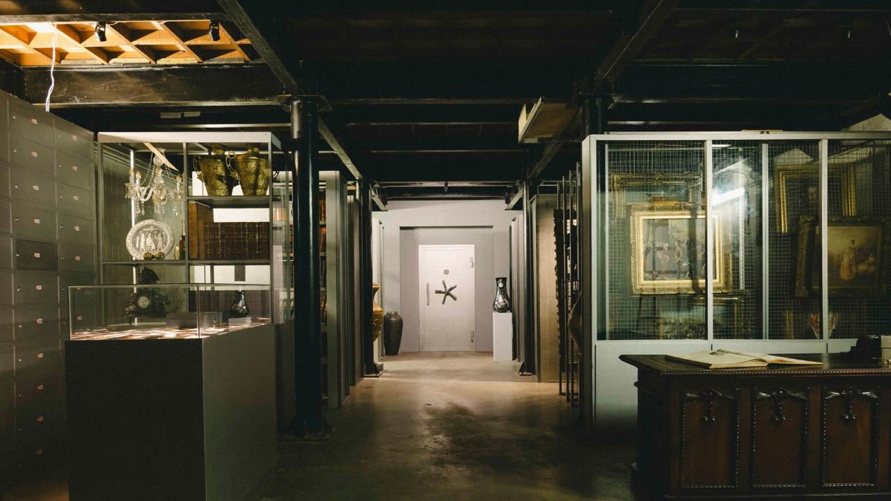 Bóveda de seguridad Bancolombia.