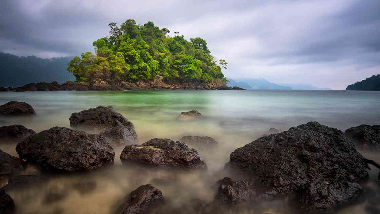 La ensenada de Utría es uno de los paraísos naturales de la costa pacífica colombiana cuya peculiaridad reside en que en pocos kilómetros cuenta con ecosistemas que van desde la montaña hasta el mar. (Foto: Gabriel Eisenband)