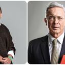 Carlos Amaya y Álvaro Uribe.