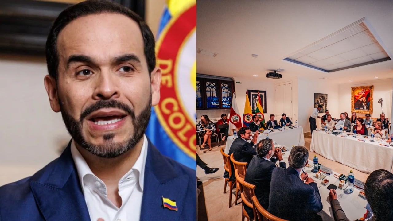 Abelardo De LA Espriella y el tercer consejo de ministros designados.