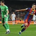 David Villa disputó 10 clásicos con Barcelona ante Real Madrid