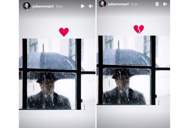 Julián Román despide a su padre