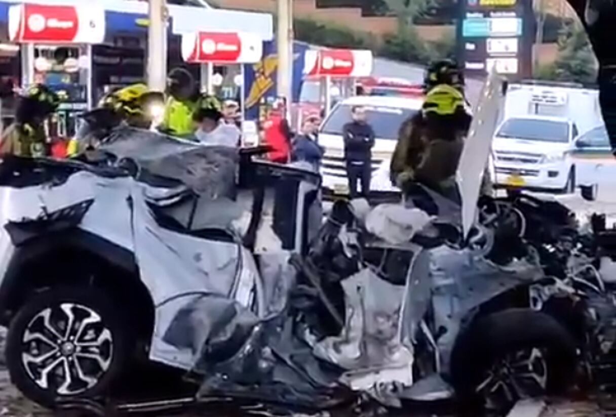 Grave accidente se registró el 8 de marzo del 2024 en el norte de Bogotá