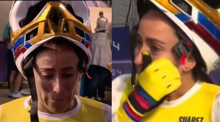 Mariana Pajón rompió en llanto tras quedar eliminada