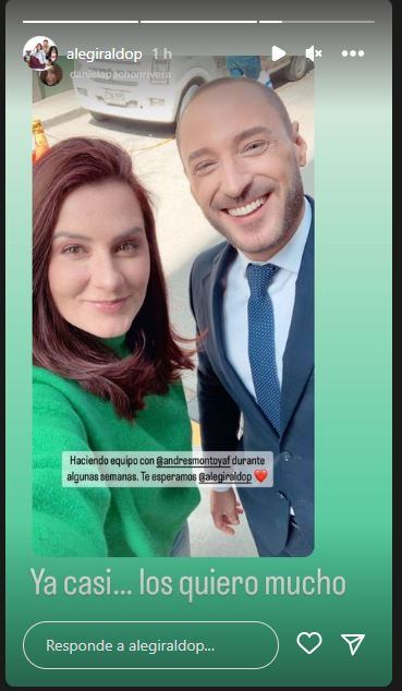 Alejandra Girlado recibió emotivo mensaje de sus compañeros