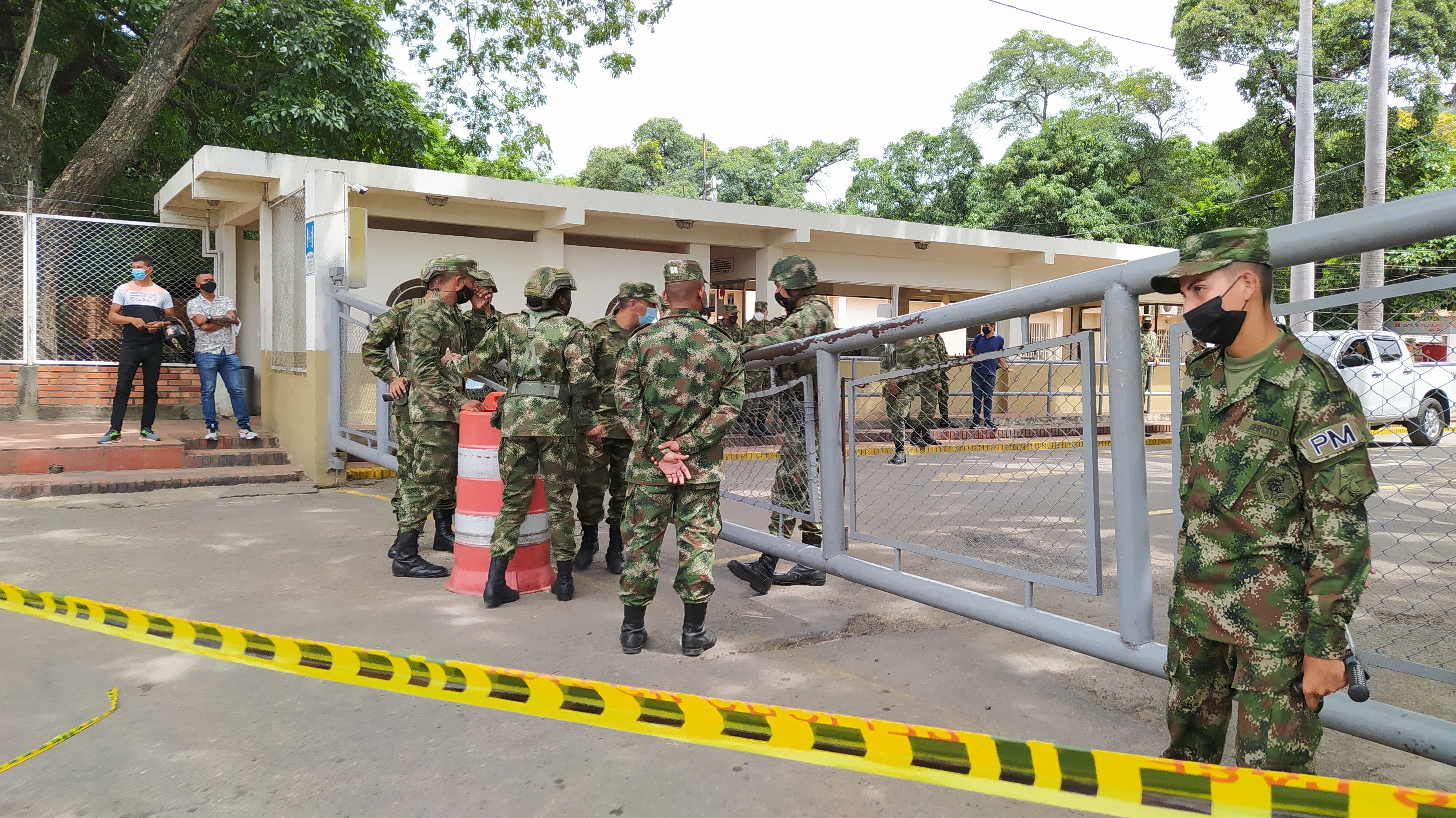 Brigada 30 del Ejercito en la ciudad de Cucuta salida rueda de prensa