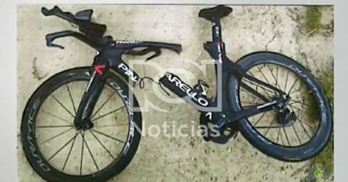 Bicicleta Egan Bernal. Foto: Captura de pantalla Noticias RCN.