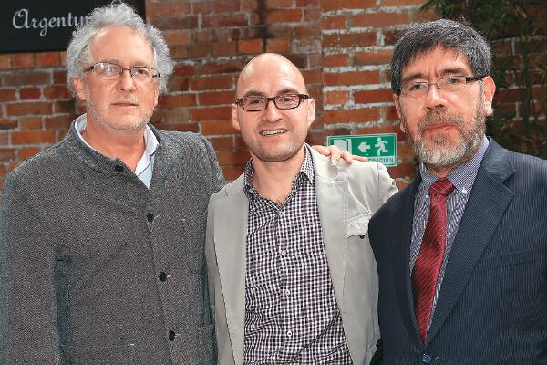 Héctor Abad, Nelson Padilla y Germán Rey.