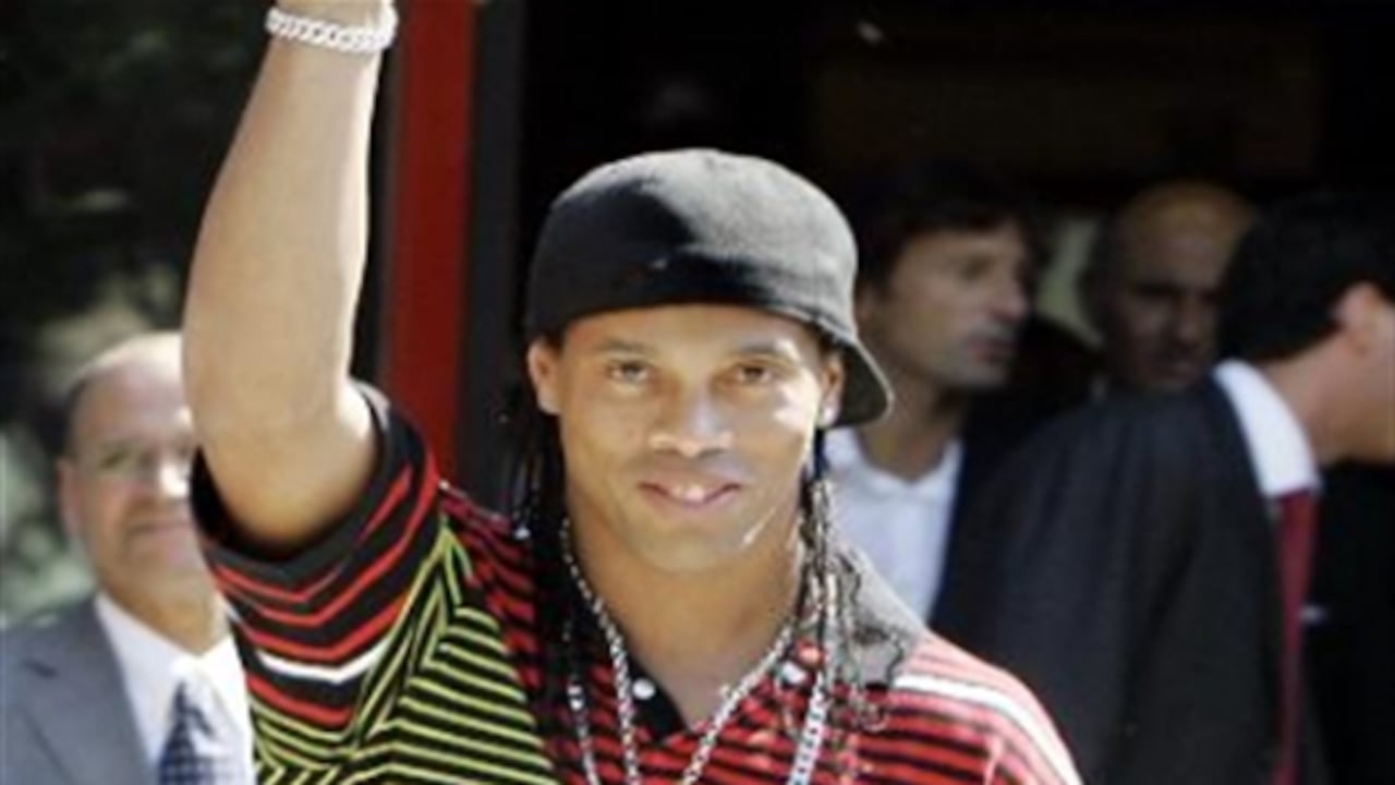 Jugador Ronaldinho Gaucho