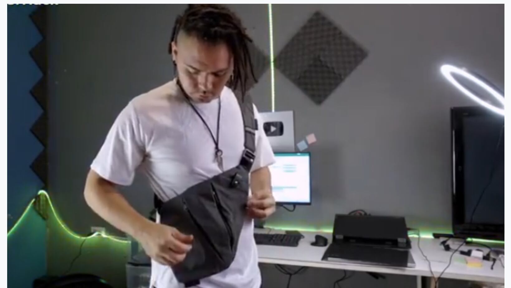 Cangurera para viajar cómodamente en avión