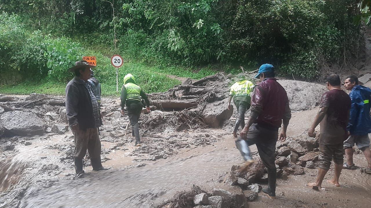 Emergencia en el sector conocido como El Tope.