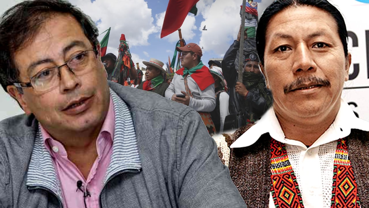 Gustavo Petro, Feliciano Valencia, Minga