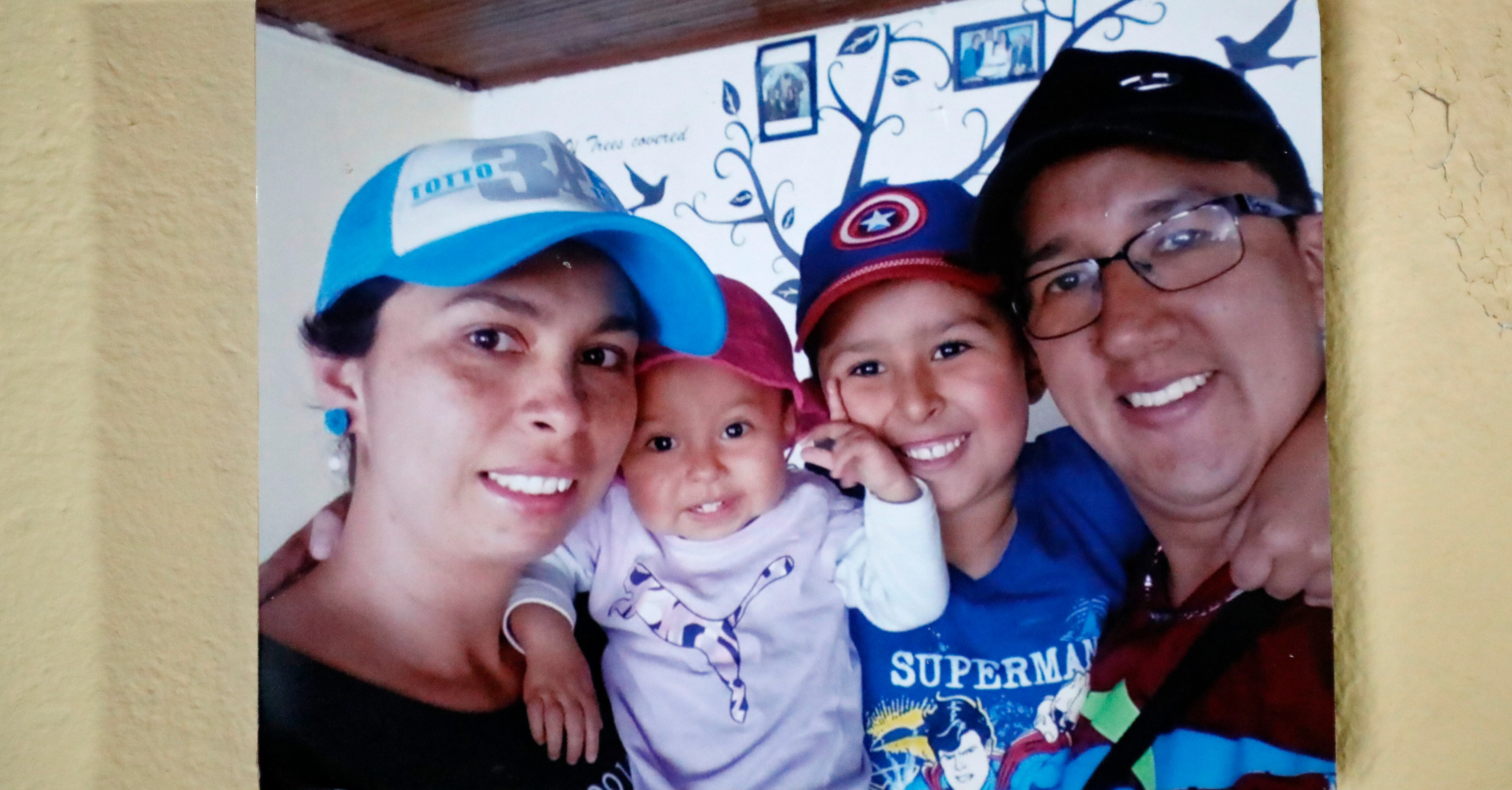 Katherym Barreto y su madre Paola Andrea Tovar Alba