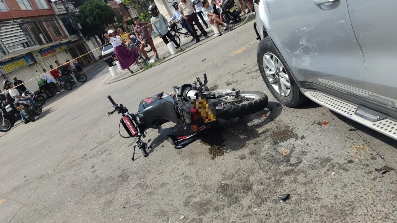 El accidente ocurrió en la calle 30 con transversal 25.