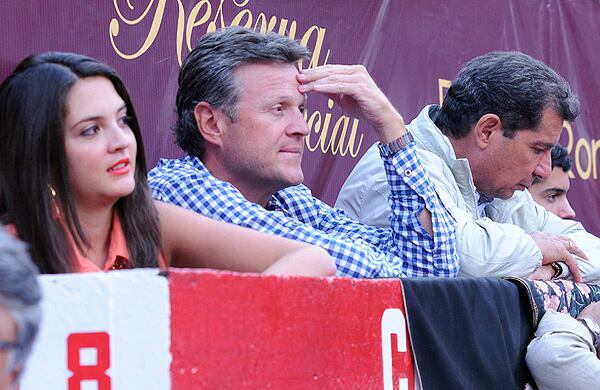 El senador Luis Emilio Sierra (P. Conservador) y José Félix Lafaurie (FEDEGAN) 