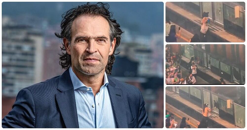 Federico Gutiérrez tras las manifestaciones en Medellín.