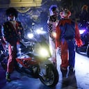 Motociclistas en Halloween