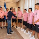 Lionel Messi y Nayib Bukele tuvieron encuentro en El Salvador