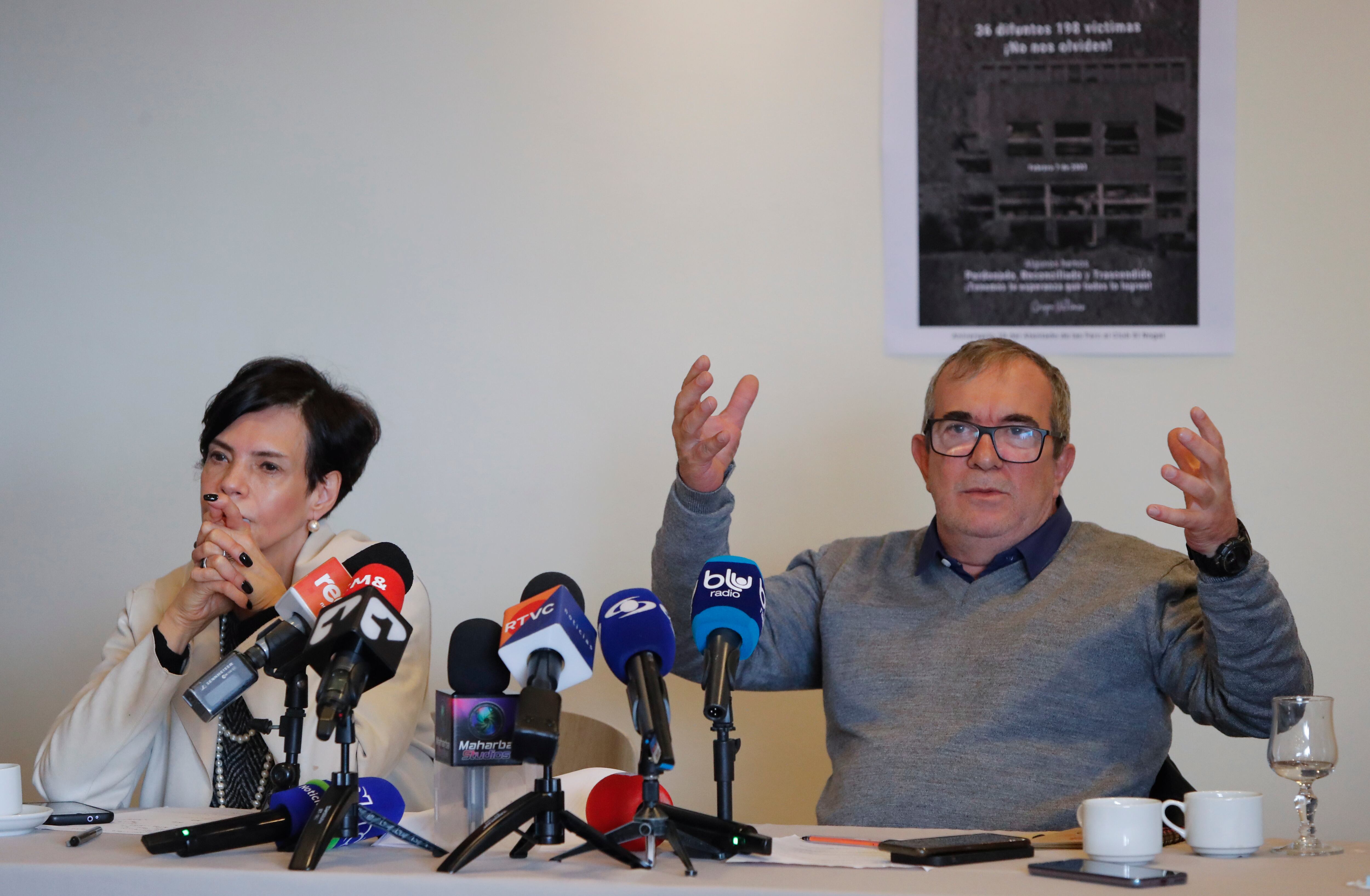 Bertha Lucía Fries
 Víctima atentado Farc El Nogal en rueda de prensa con Rodrigo Londoño después de 19 años del atentado
Bogota feb 7 del 2022
Foto Guillermo Torres Reina / Semana