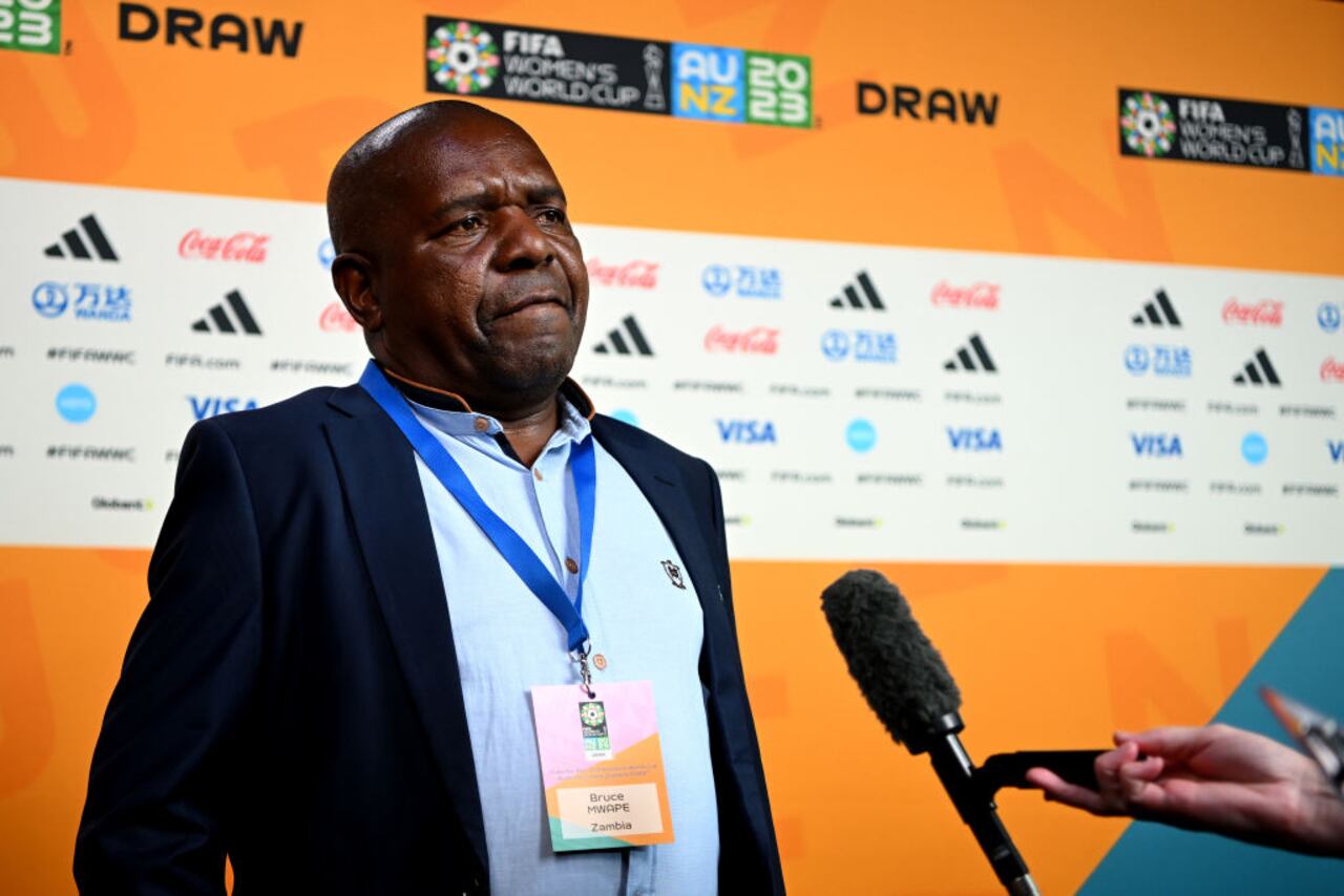 Bruce Mwape, director técnico de la Selección de Zambia.