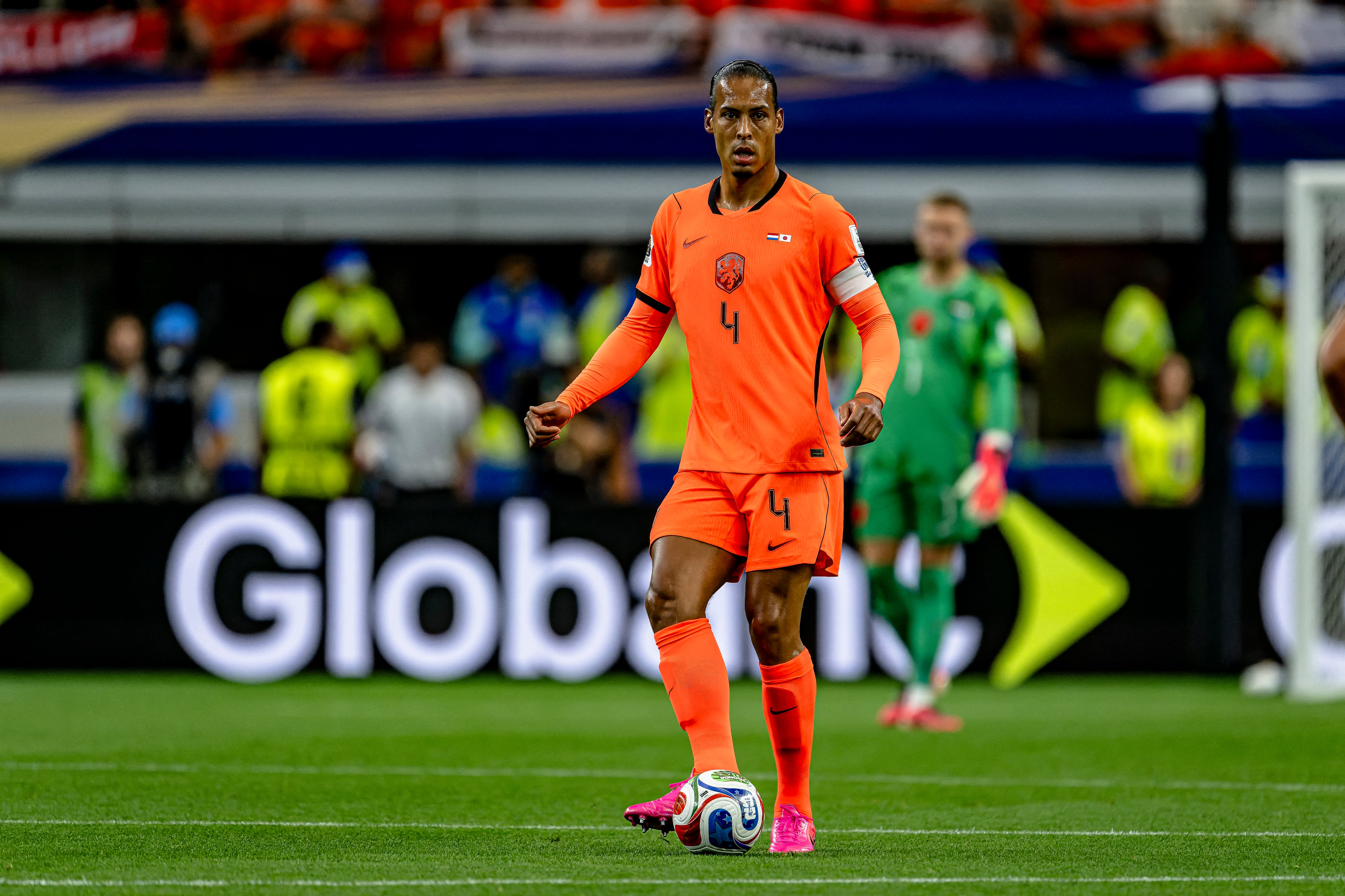 Virgil van Dijk, capitán de la Selección de Países Bajos, en este Mundial 2026.