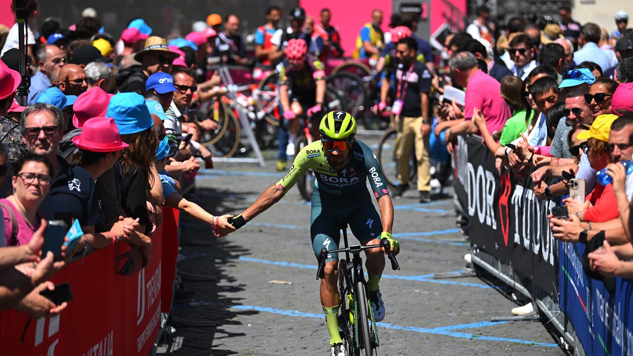 Daniel Felipe Martínez, corredor colombiano del Bora.