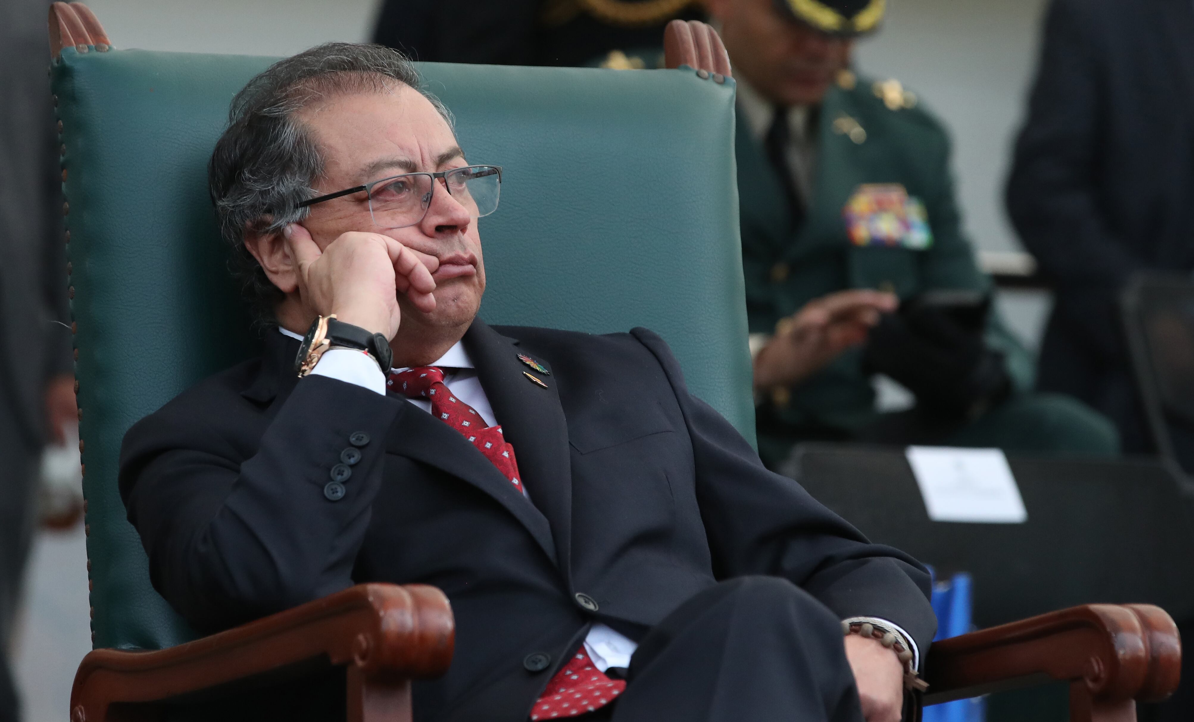 Presidente Gustavo Petro presidió la ceremonia de transmisión de mando del nuevo Comandante General de las Fuerzas Militares almirante Francisco Cubides Granados
Escuela Militar de Cadetes General José María Córdova
Bogota julio 9 del 2024
Foto Guillermo Torres Reina / Semana