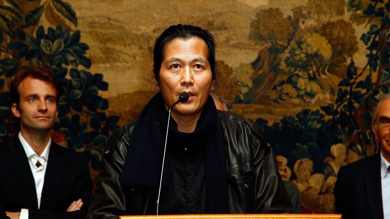 Byung-Chul Han en el "Prix Bristol Des Lumieres 2015", en 2015. Foto: Laurent Viteur/Getty Images.
