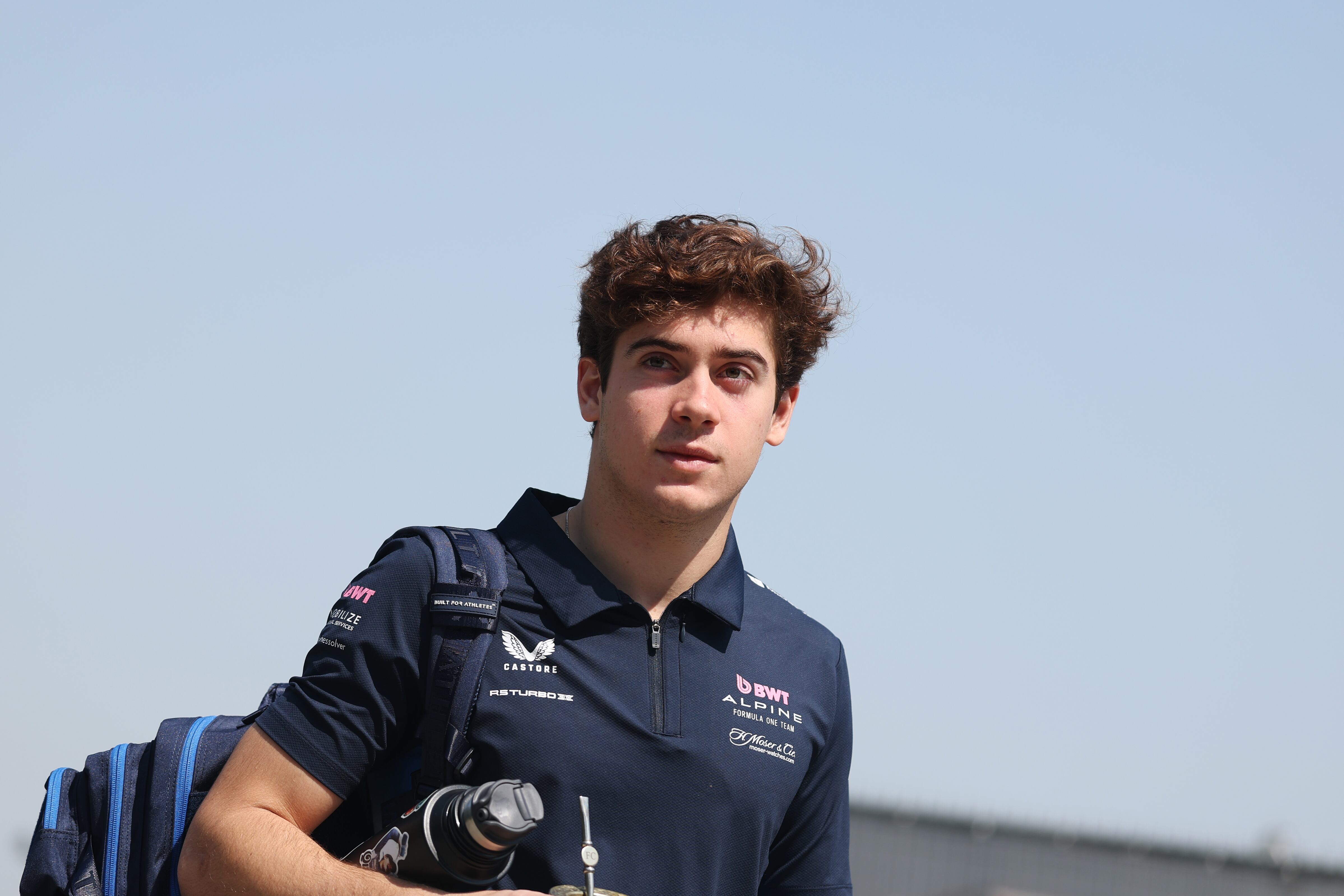 Franco Colapinto con el uniforme de Alpine.