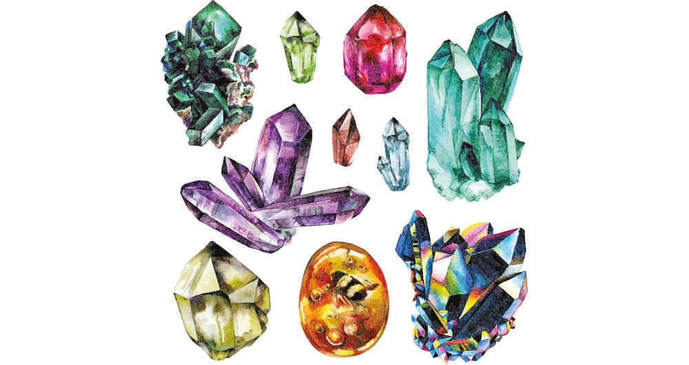 Cada cristal tiene una vibración y beneficio distinto.