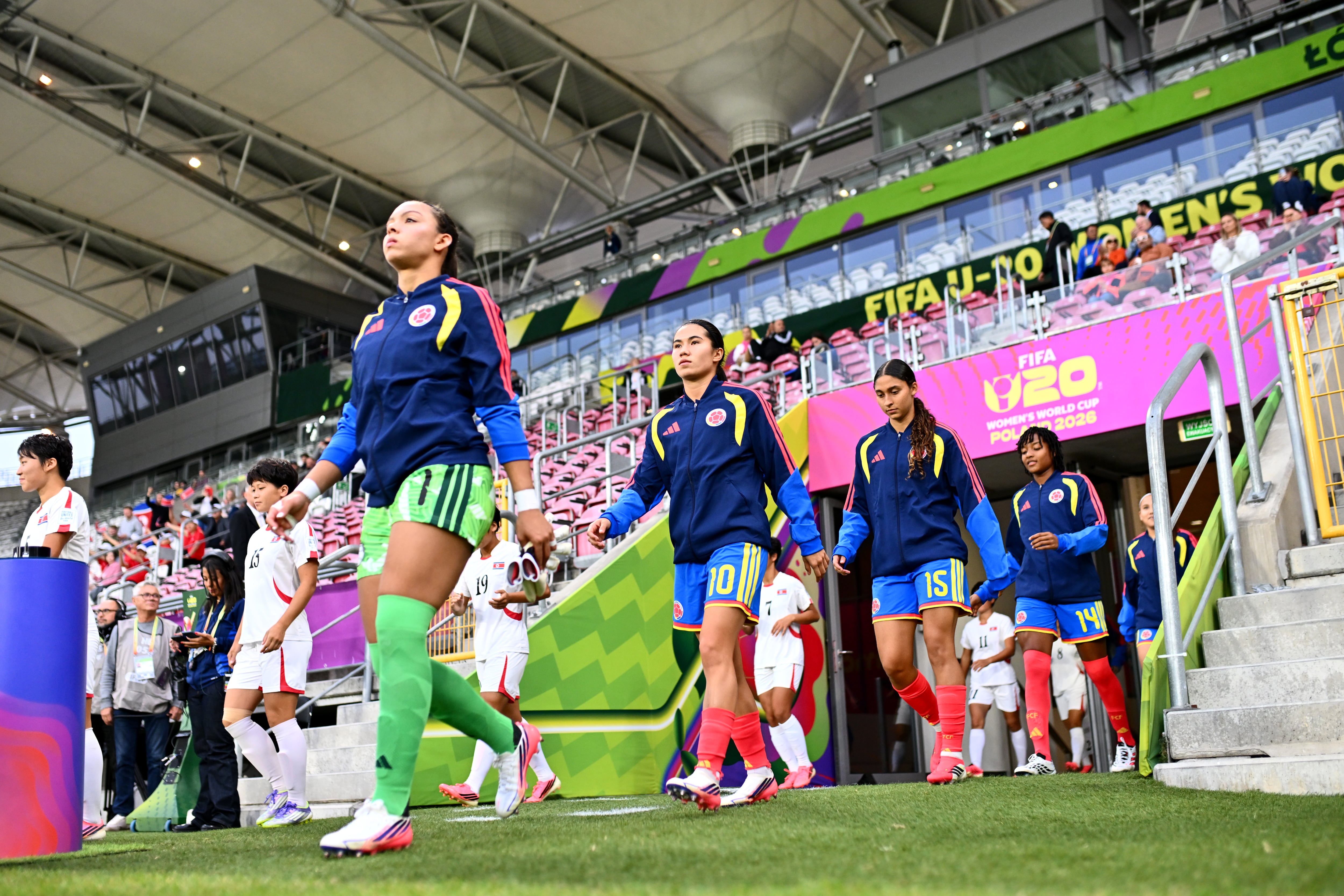 Selección Colombia Femenina Sub-20 en el Mundial que se desarrolla en Polonia