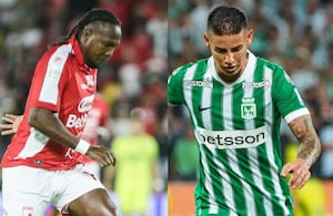 Hugo Rodallega y James Rodríguez
