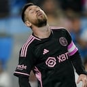 Lionel Messi se lamenta tras una ocasión perdida frente a Charlotte