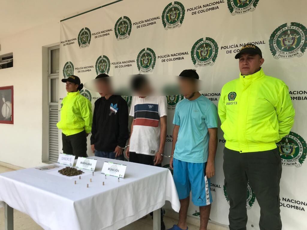 Estos sujetos fueron capturados mediante registros de allanamientos.