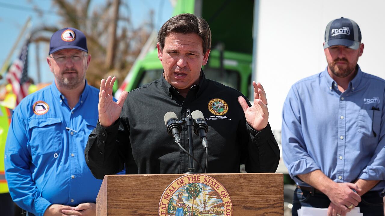 El gobernador de la Florida presentó a Joe Biden.
